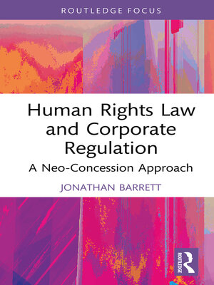 cover image of Human Rights Law and Corporate Regulation